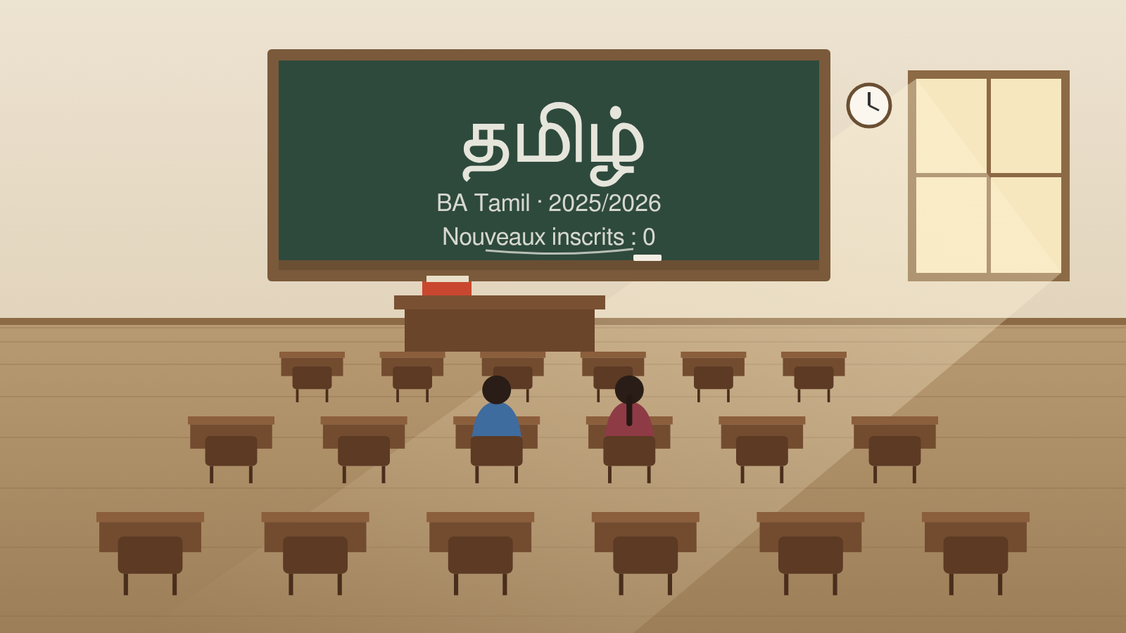 Le Tamil au MGI : il ne reste que deux étudiants
